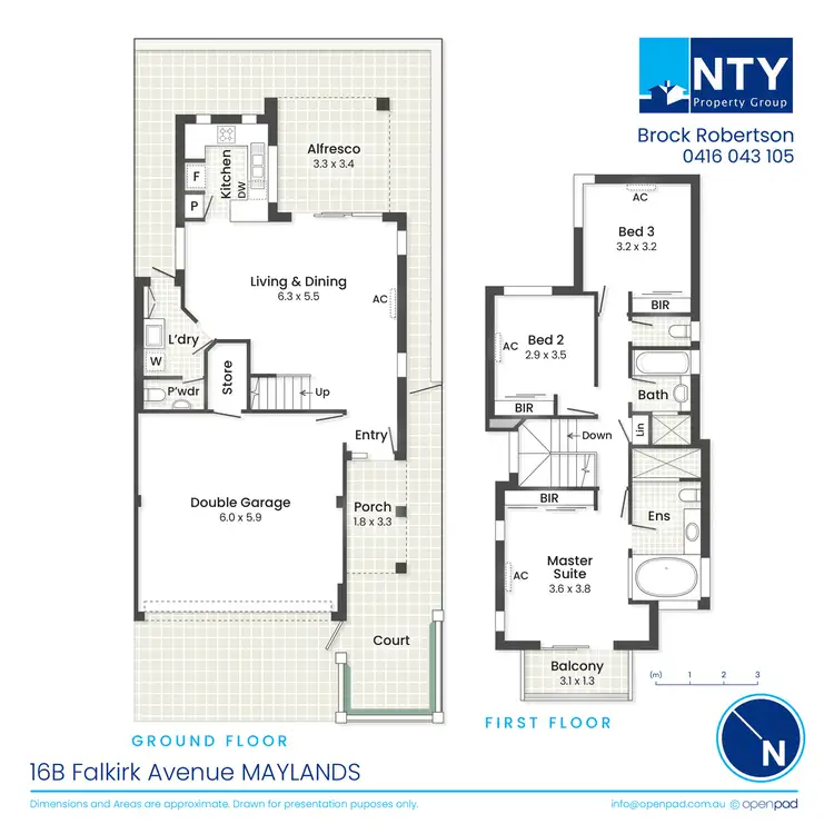 Floorplan of Homely house listing, 16B Falkirk Avenue, Maylands WA 6051