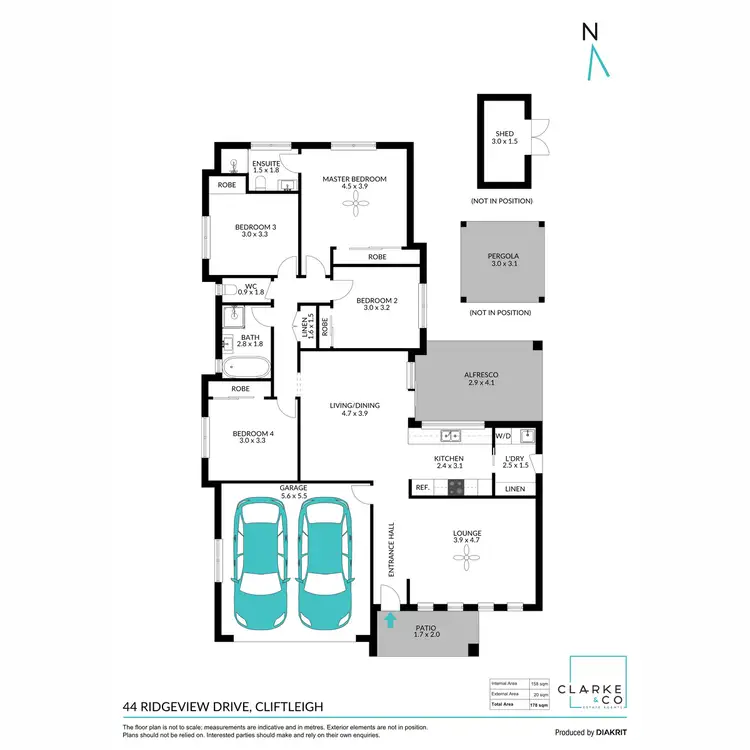 Floorplan of Homely house listing, 44 Ridgeview Drive, Cliftleigh NSW 2321