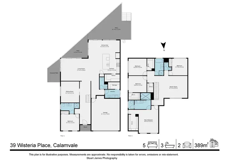 Floorplan of Homely house listing, 39 Wisteria Place, Calamvale QLD 4116