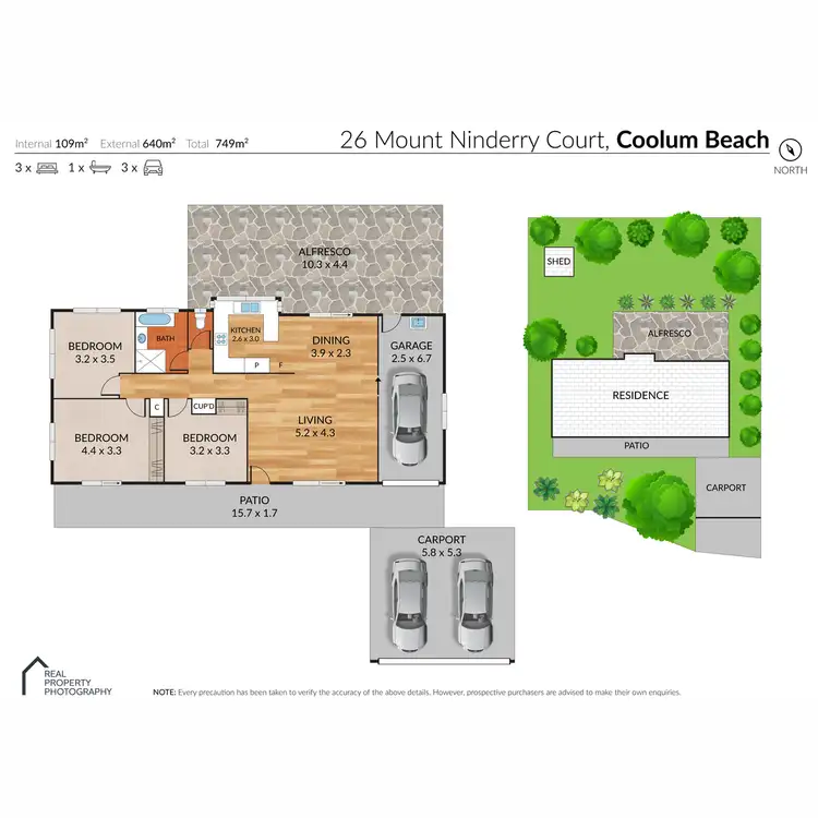 Floorplan of Homely house listing, 26 Mt Ninderry Court, Coolum Beach QLD 4573