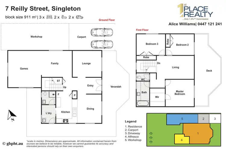 Floorplan of Homely house listing, 7 Reilly Street, Singleton WA 6175