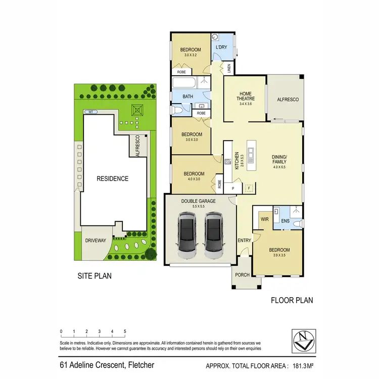 Floorplan of Homely house listing, 61 Adeline Crescent, Fletcher NSW 2287