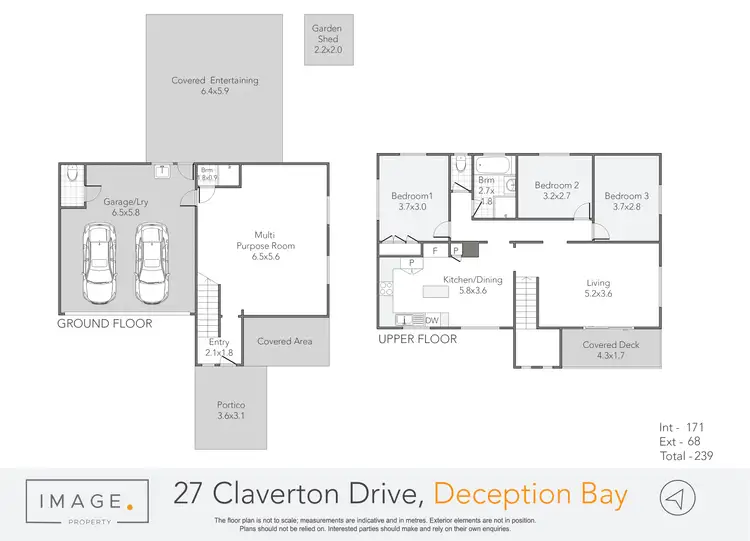 Floorplan of Homely house listing, 27 Claverton Drive, Deception Bay QLD 4508
