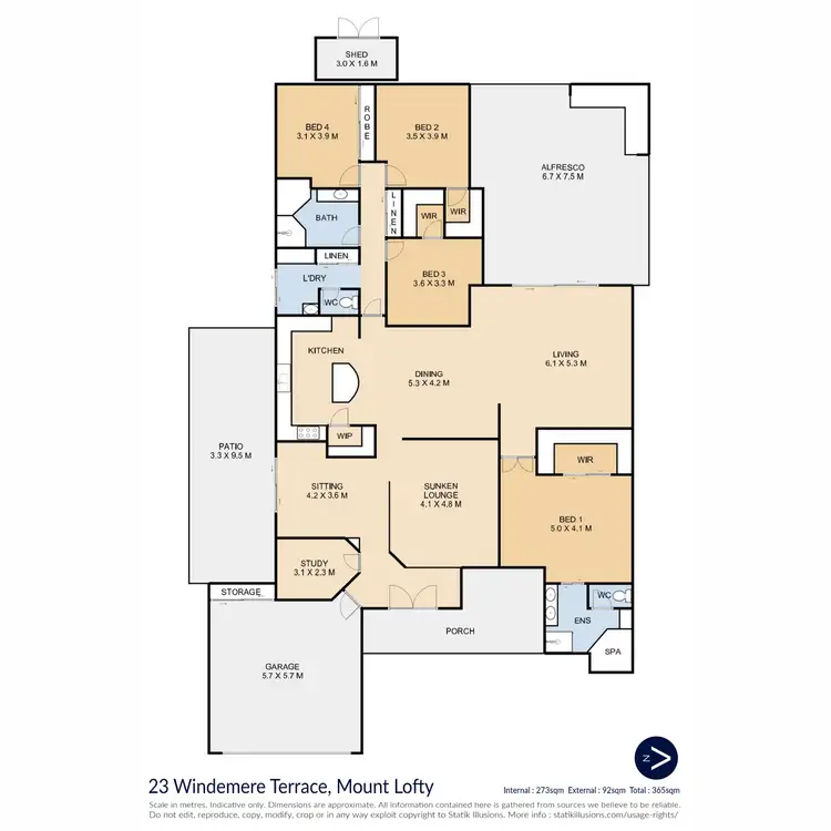 Floorplan of Homely house listing, 23 Windemere Terrace, Mount Lofty QLD 4350