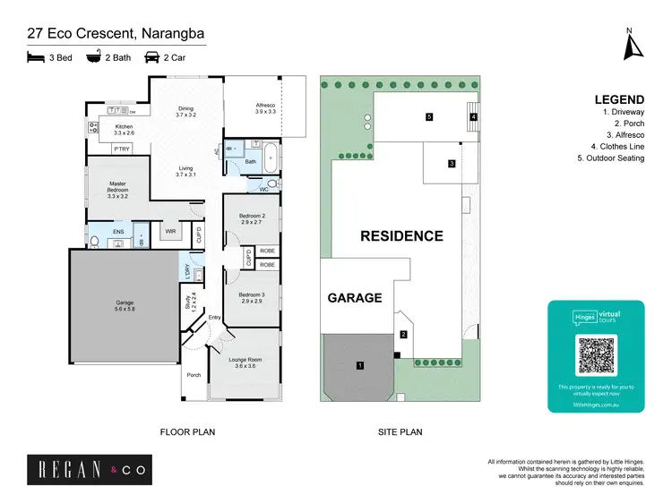 Floorplan of Homely house listing, 27 Eco Crescent, Narangba QLD 4504