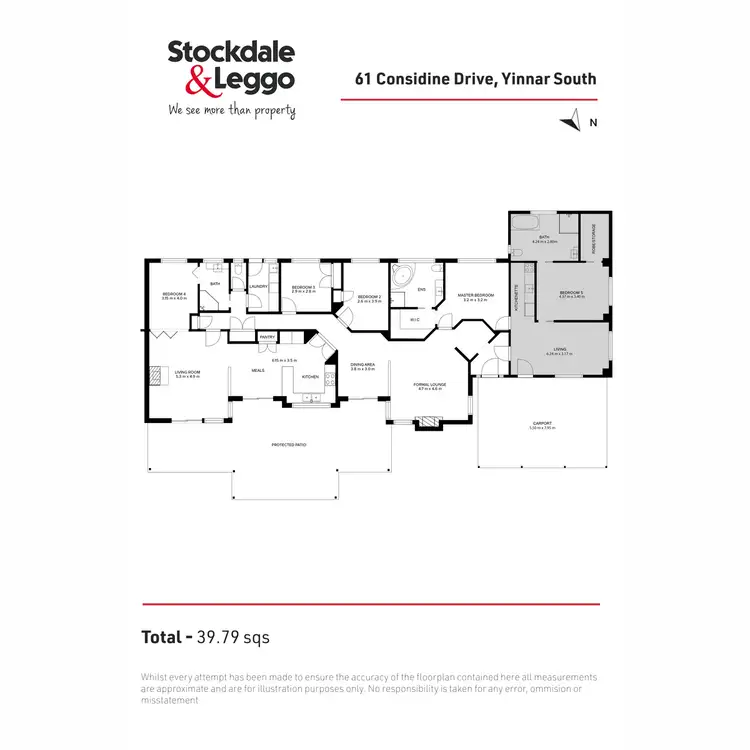 Floorplan of Homely rural property listing, 61 Considine Drive, Yinnar South VIC 3869