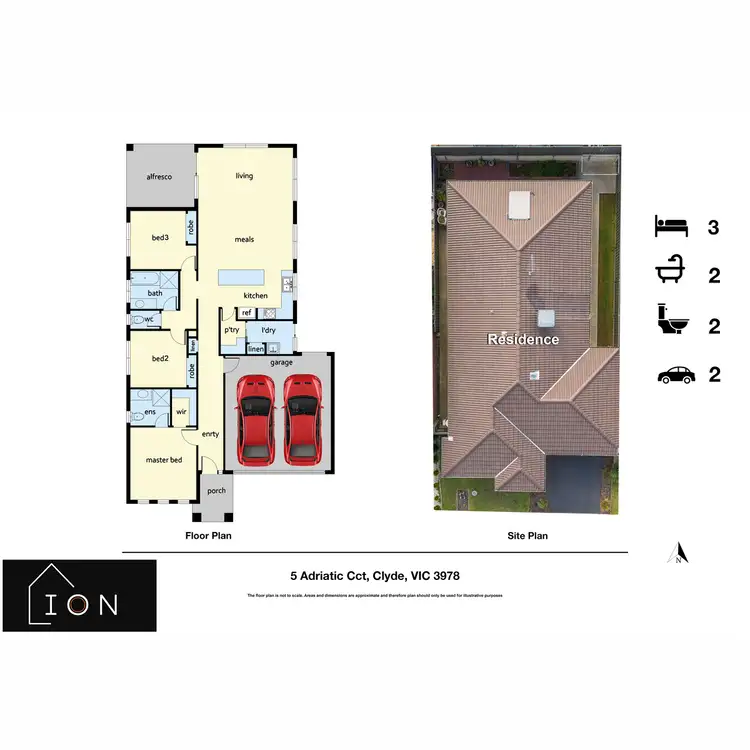 Floorplan of Homely house listing, 5 Adriatic Circuit, Clyde VIC 3978