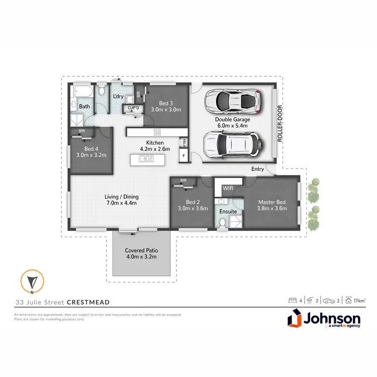 Floorplan of Homely house listing, 33 Julie Street, Crestmead QLD 4132