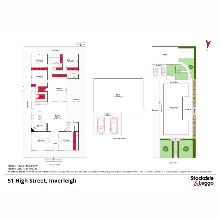 Floorplan of Homely house listing, 51 High Street, Inverleigh VIC 3321