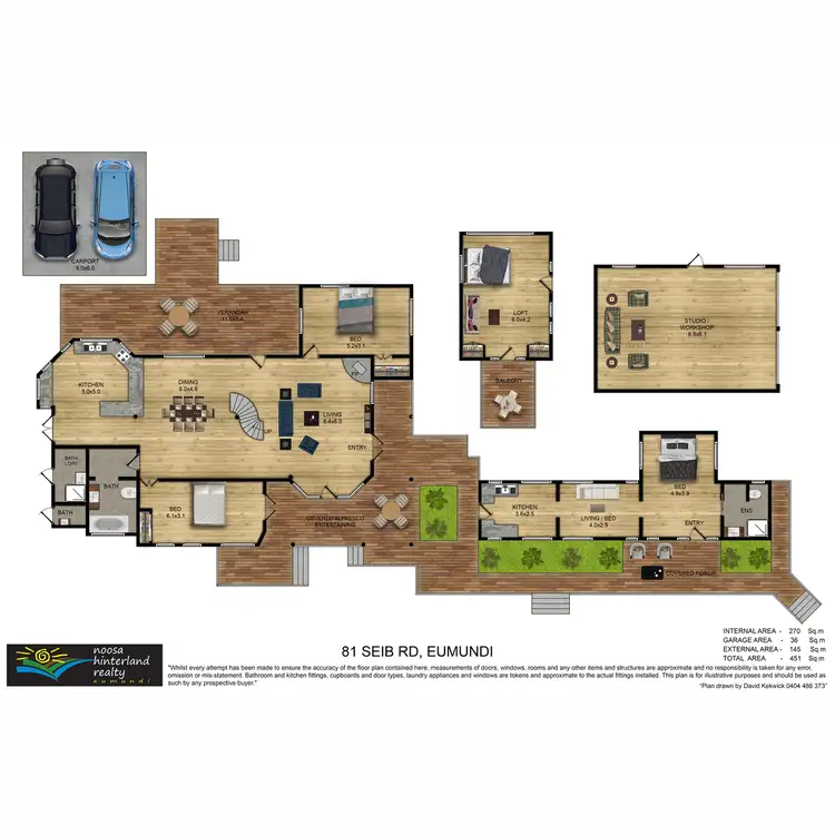 Floorplan of Homely house listing, 81 Seib Road, Eumundi QLD 4562