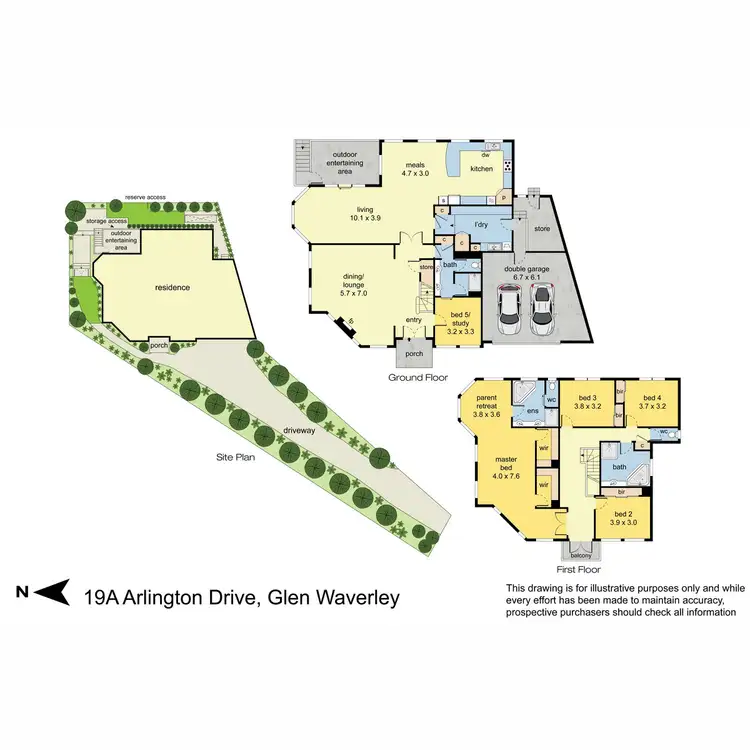 Floorplan of Homely house listing, 19a Arlington Drive, Glen Waverley VIC 3150