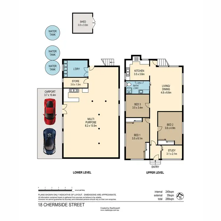 Floorplan of Homely house listing, 18 Chermside Street, Highgate Hill QLD 4101