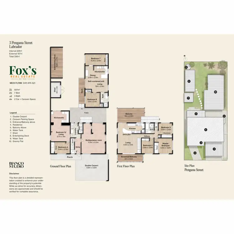 Floorplan of Homely house listing, 3 Pengana Street, Labrador QLD 4215