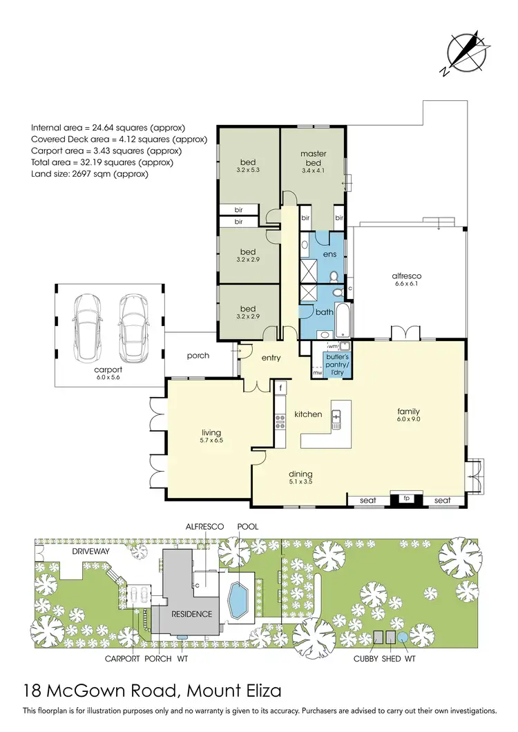 Floorplan of Homely house listing, 18 McGown Road, Mount Eliza VIC 3930
