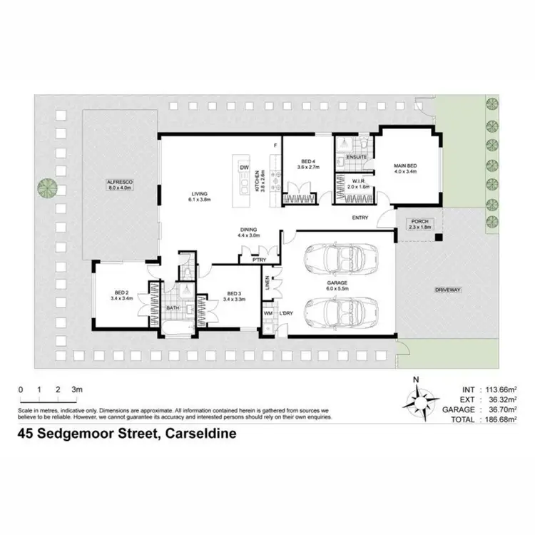 Floorplan of Homely house listing, 45 Sedgemoor Street, Carseldine QLD 4034