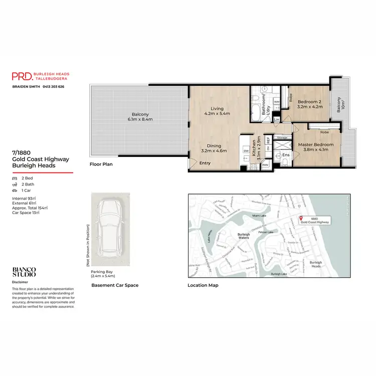 Floorplan of Homely unit listing, 7/1880-1888 Gold Coast Highway, Burleigh Heads QLD 4220