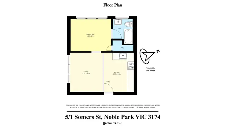 Floorplan of Homely apartment listing, 5/1 Somers Street, Noble Park VIC 3174