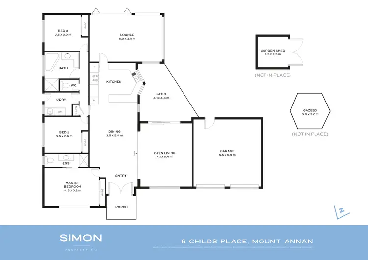 Floorplan of Homely house listing, 6 Childs Place, Mount Annan NSW 2567