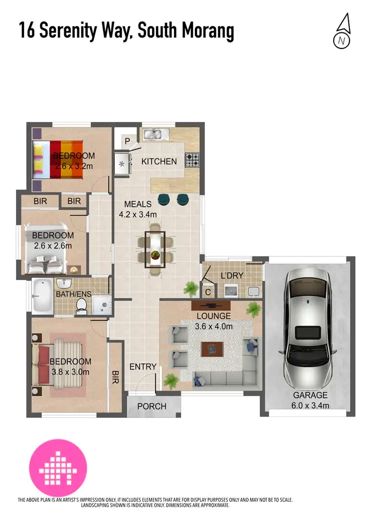 Floorplan of Homely house listing, 16 Serenity Way, South Morang VIC 3752