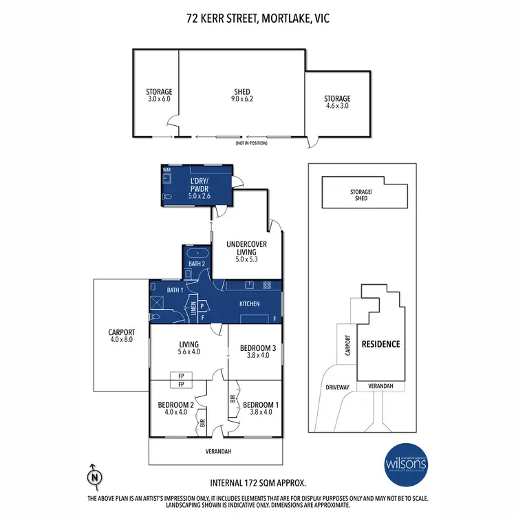 Floorplan of Homely house listing, 72 Kerr Street, Mortlake VIC 3272