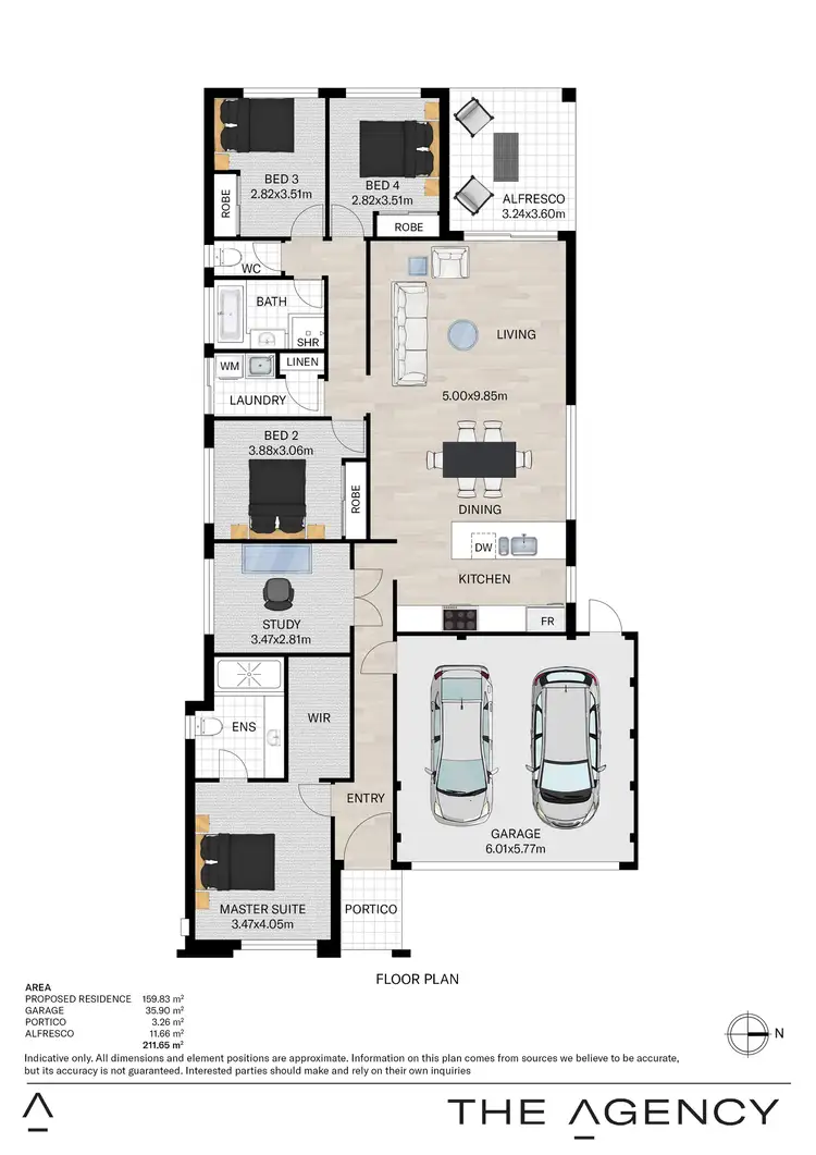 Floorplan of Homely house listing, 118 Palfrey Street, Brabham WA 6055