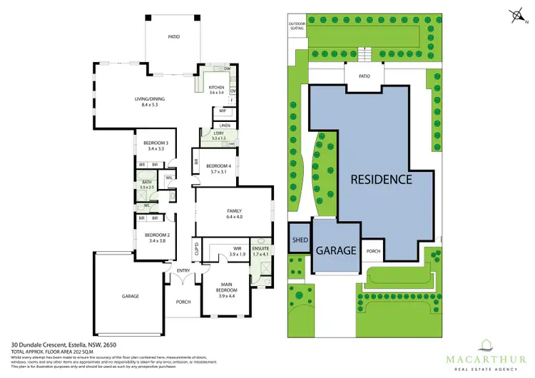 Floorplan of Homely house listing, 30 Dundale Crescent, Estella NSW 2650