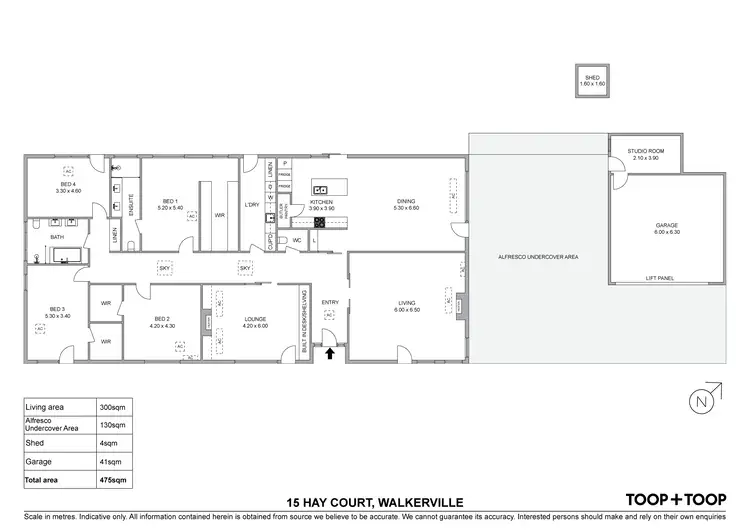 Floorplan of Homely house listing, 15 Hay Court, Walkerville SA 5081