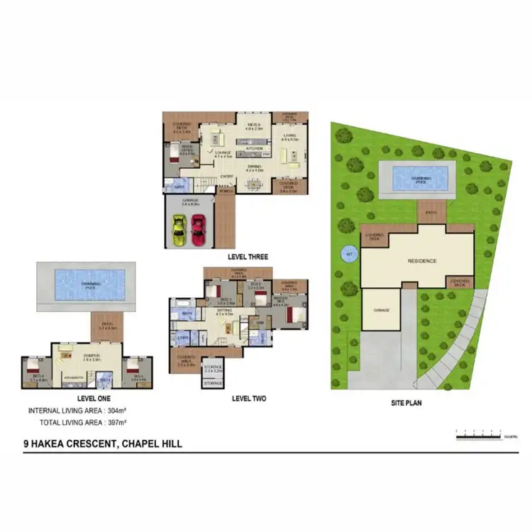 Floorplan of Homely house listing, 9 Hakea Crescent, Chapel Hill QLD 4069