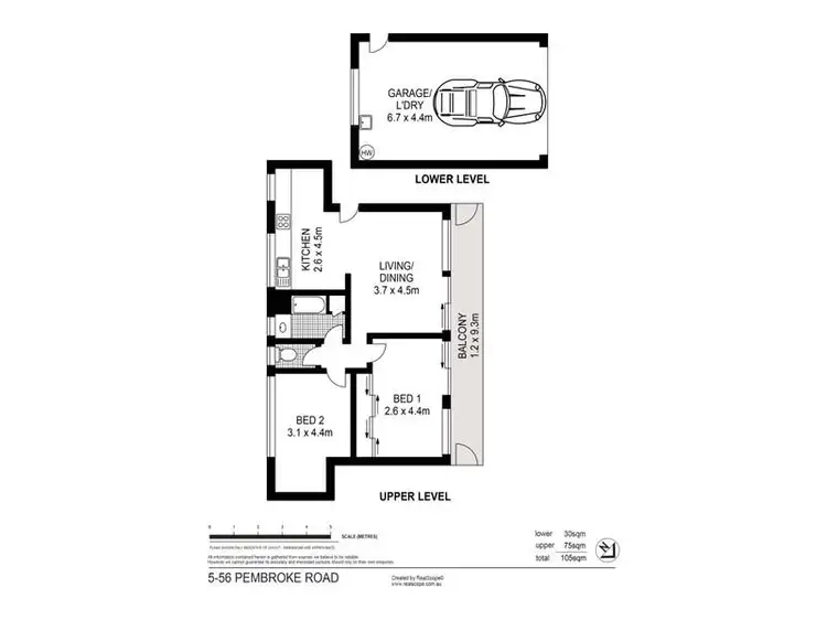 Floorplan of Homely unit listing, 5/56 Pembroke Road, Coorparoo QLD 4151