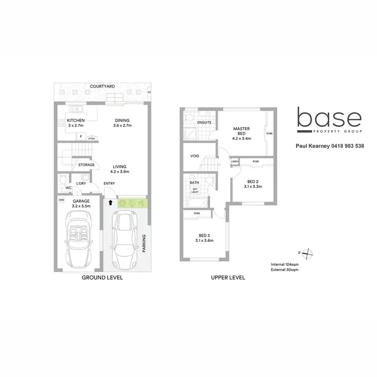 Floorplan of Homely townhouse listing, 2/40 Coolangatta Road, Coolangatta QLD 4225
