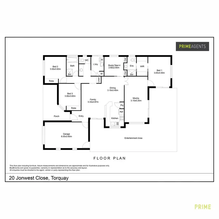 Floorplan of Homely house listing, 20 Jonwest Close, Torquay QLD 4655