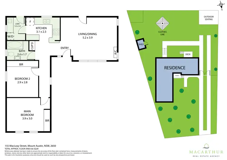 Floorplan of Homely house listing, 155 Macleay Street, Mount Austin NSW 2650