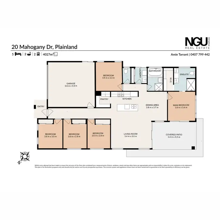Floorplan of Homely house listing, 20 Mahogany Drive, Plainland QLD 4341