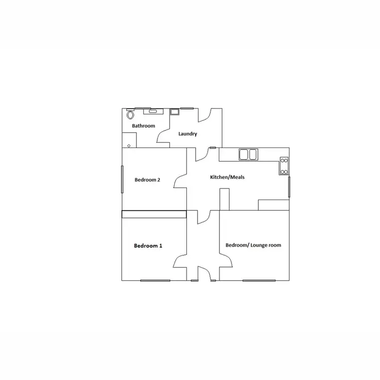 Floorplan of Homely house listing, 1/5a Catherine Street, College Park SA 5069