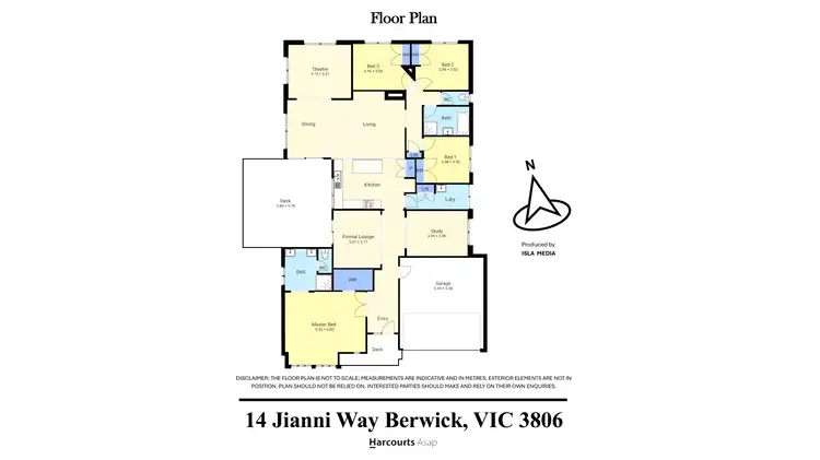 Floorplan of Homely house listing, 14 Jianni Way, Berwick VIC 3806