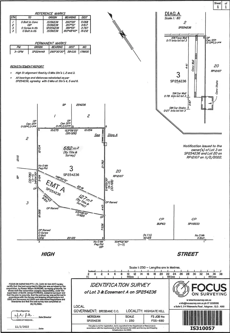 Floorplan of Homely land listing, 26 High Street, Highgate Hill QLD 4101