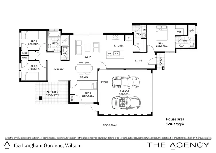 Floorplan of Homely house listing, 15A Langham Gardens, Wilson WA 6107