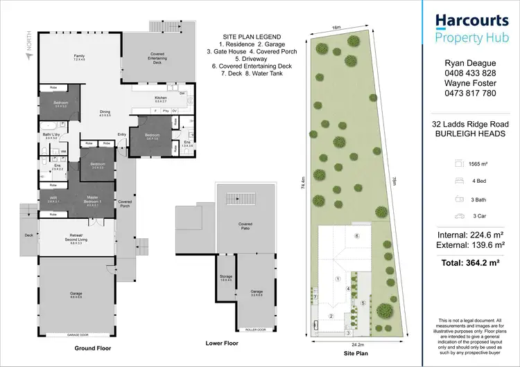 Floorplan of Homely house listing, 32 Ladds Ridge Road, Burleigh Heads QLD 4220