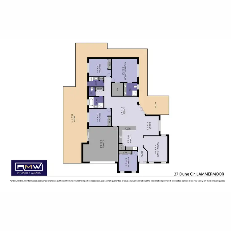 Floorplan of Homely house listing, 37 Dune Circle, Lammermoor QLD 4703