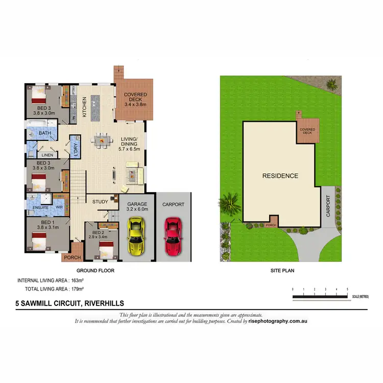 Floorplan of Homely house listing, 5 Sawmill Circuit, Riverhills QLD 4074