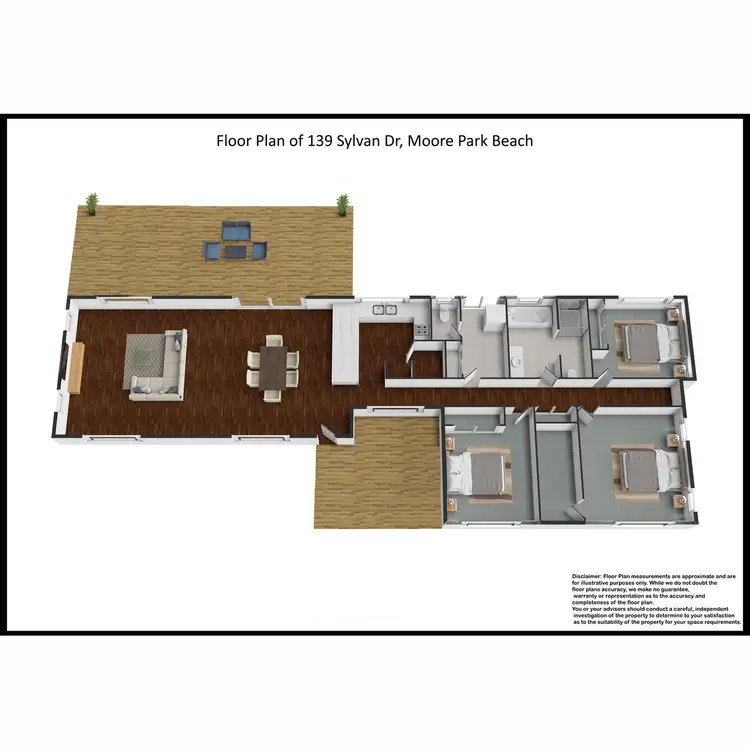 Floorplan of Homely house listing, 139 Sylvan Drive, Moore Park Beach QLD 4670