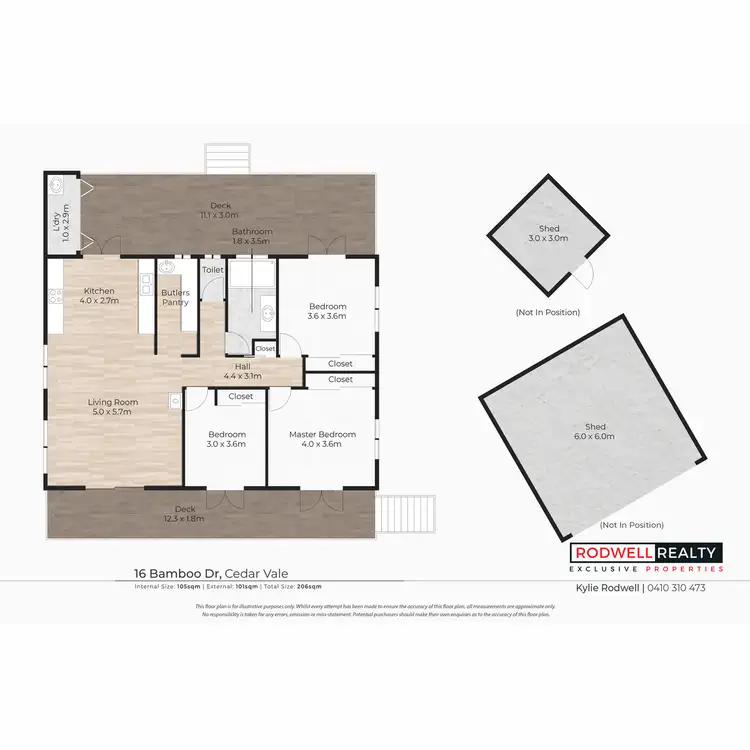 Floorplan of Homely house listing, 16-20 Bamboo Drive, Cedar Vale QLD 4285