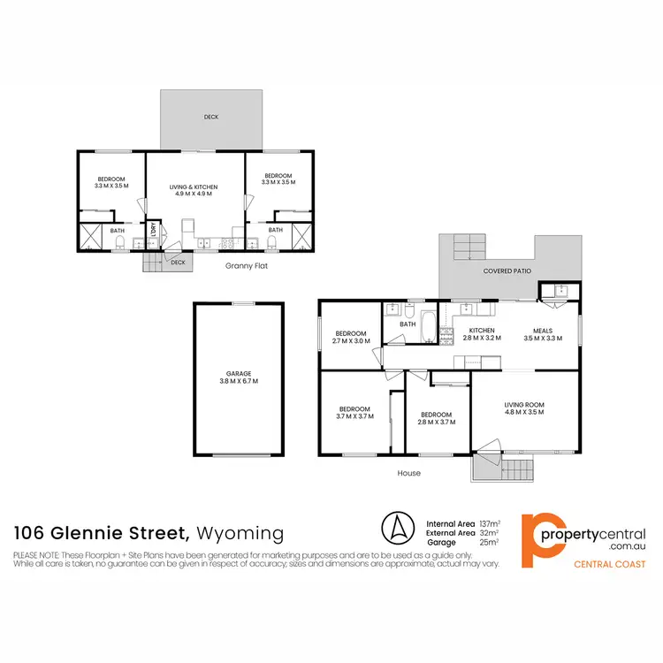 Floorplan of Homely house listing, 106 Glennie Street, Wyoming NSW 2250