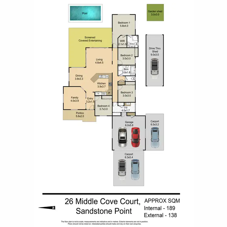 Floorplan of Homely house listing, 26 Middle Cove Court, Sandstone Point QLD 4511