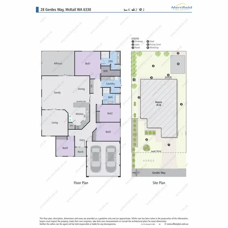 Floorplan of Homely house listing, 28 Gerdes Way, Mckail WA 6330