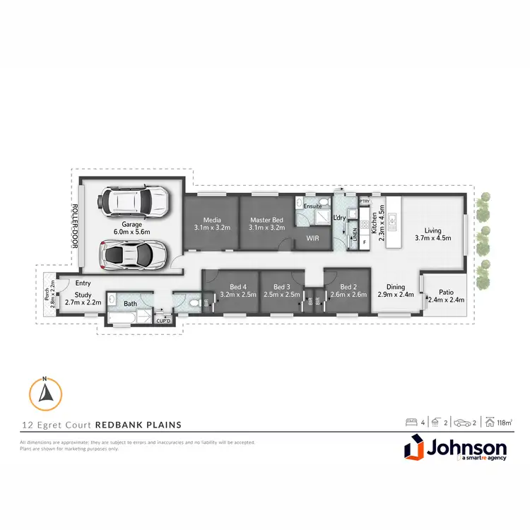 Floorplan of Homely house listing, 12 Egret Court, Redbank Plains QLD 4301