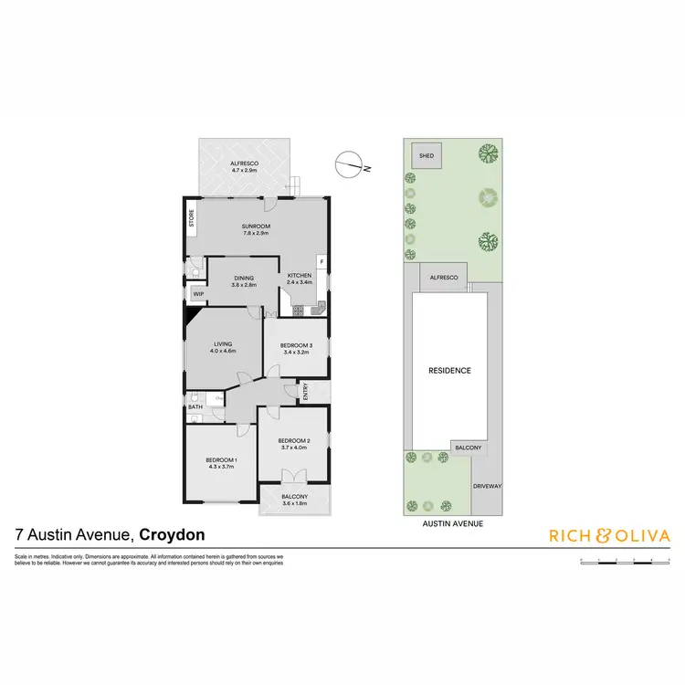 Floorplan of Homely house listing, 7 Austin Avenue, Croydon NSW 2132
