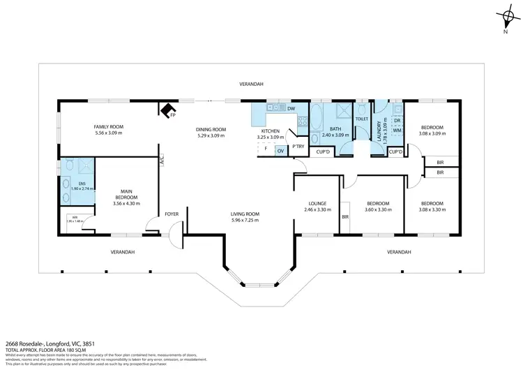 Floorplan of Homely house listing, 2668 Rosedale-Longford Road, Longford VIC 3851