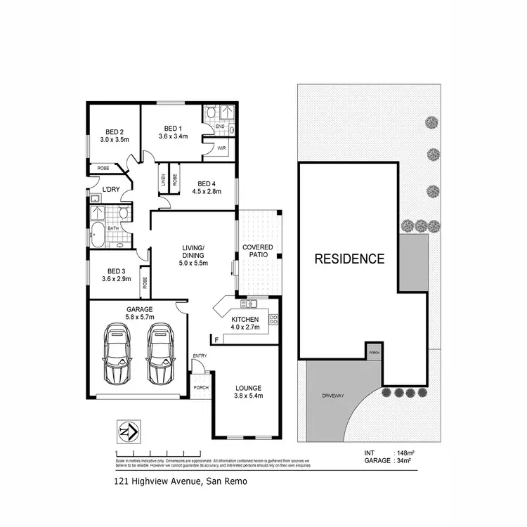 Floorplan of Homely house listing, 121 Highview Avenue, San Remo NSW 2262