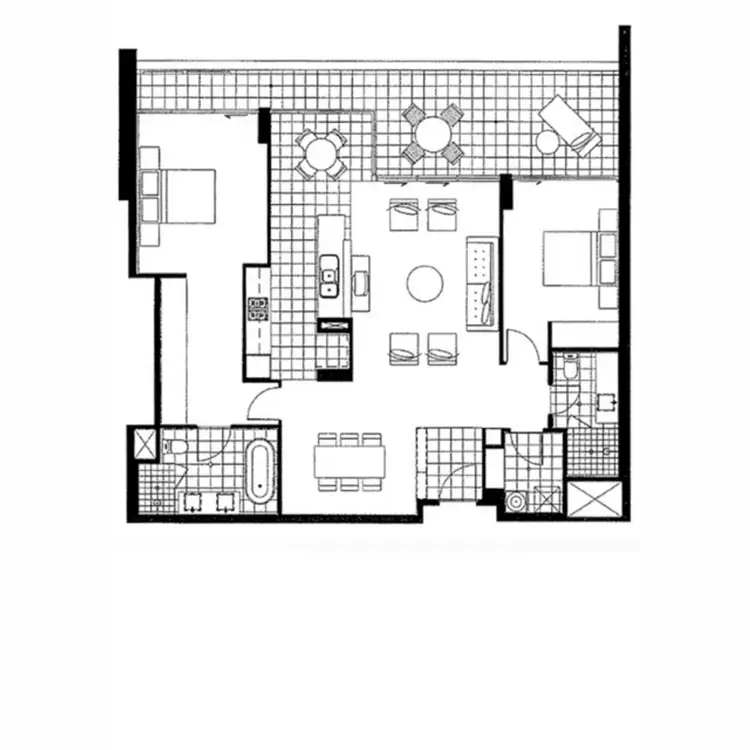 Floorplan of Homely apartment listing, 1001/19 The Circus, Burswood WA 6100